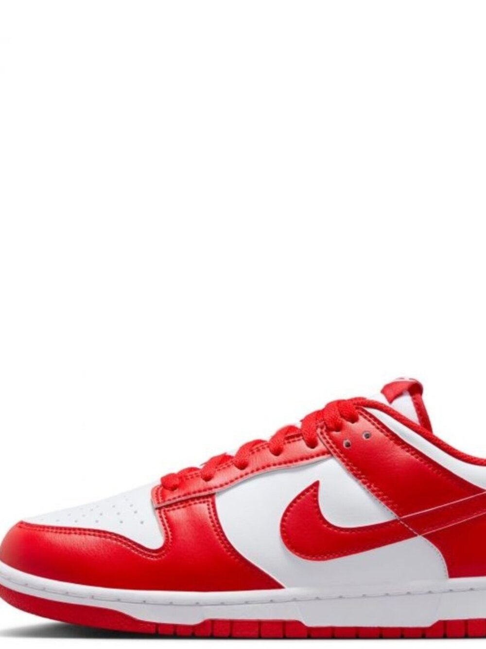 *NEW* MEN NIKE DUNK LOW RETRO UNIVERSITY RED / WHITE (HF5441 104) SIZE 11.5